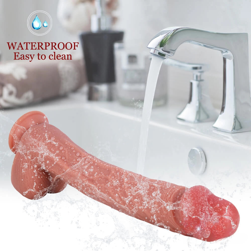 14.57in Big Long Soft Touching Dildo Sex Toy For Vagina Anus
