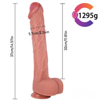 14.57in Big Long Soft Touching Dildo Sex Toy For Vagina Anus