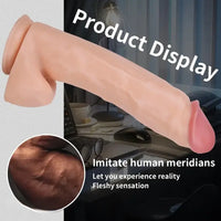 14.57in Huge Long Realistic Dildo For G-Spot Stimulation Anal Sex Play