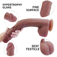 14.57in Hypertrophy Glans Fine Surface Long Dildo Adult Toy