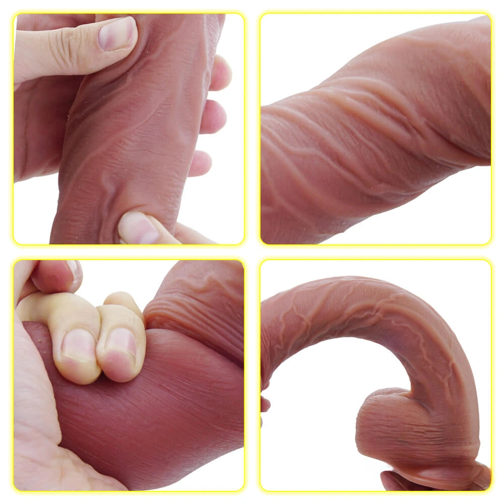 14.57in Hypertrophy Glans Fine Surface Long Dildo Adult Toy