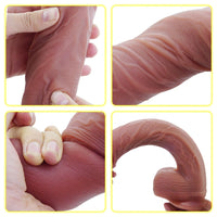 14.57in Hypertrophy Glans Fine Surface Long Dildo Adult Toy