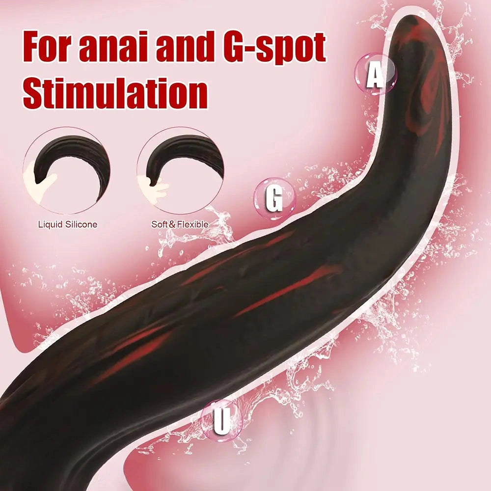 14.5in Fantasy Monster Huge Silicone Soft Dildo For Women Men Gay