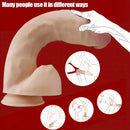 14.5in Large Size Thick Glans Real Penis Strong Suction Cup Dildo