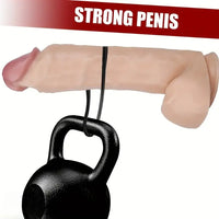 14.5in Large Size Thick Glans Real Penis Strong Suction Cup Dildo