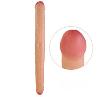 14.6in 10.6in Big Small Double Lifelike Dildo For Adult Men Women Using