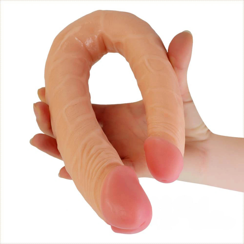 14.6in 10.6in Big Small Double Lifelike Dildo For Adult Men Women Using