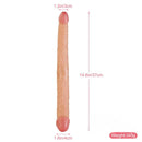 14.6in 10.6in Big Small Double Lifelike Dildo For Adult Men Women Using