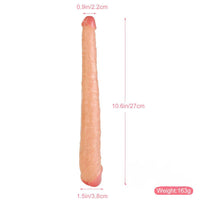 14.6in 10.6in Big Small Double Lifelike Dildo For Adult Men Women Using