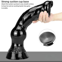 14.76in Big Thick Animal Dog Dildo Realistic Sex Toy With Sucker