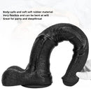 14.76in Extra Long Huge Black PVC Animal Cock Horse Cock Dildo