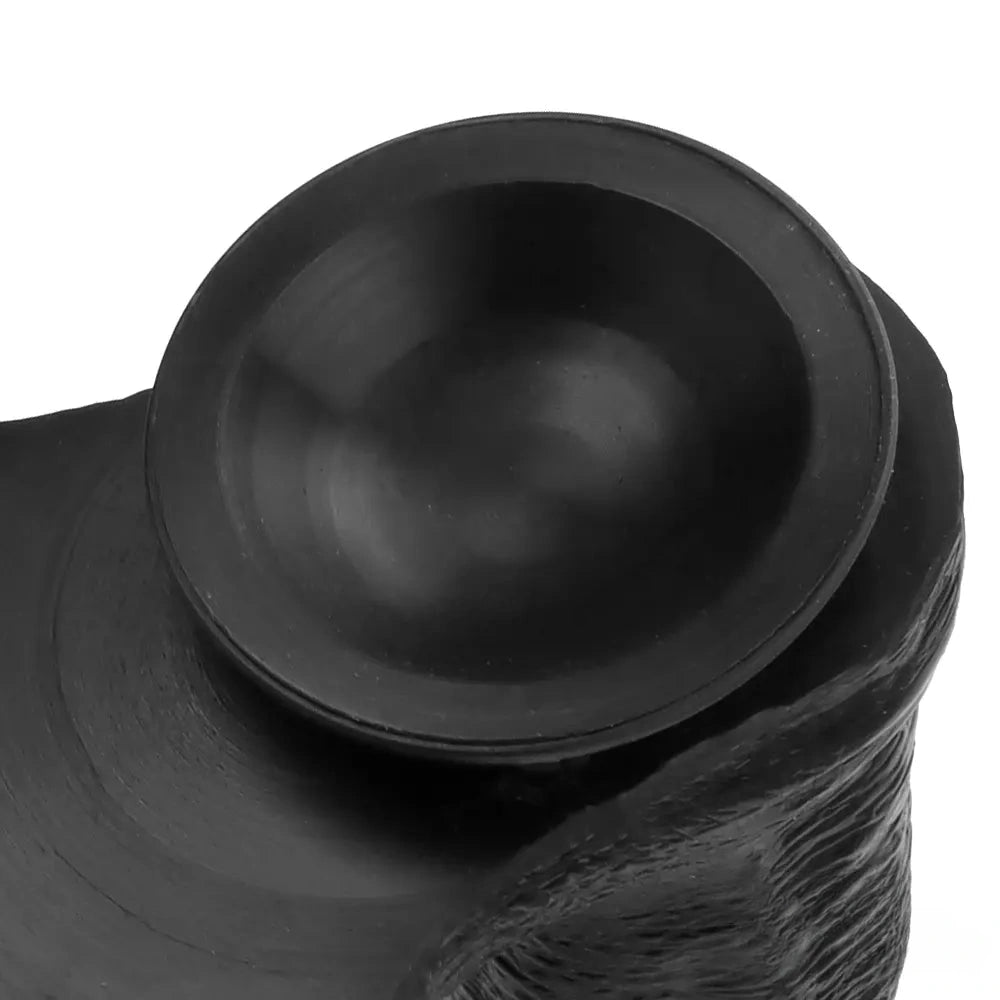 14.76in Extra Long Huge Black PVC Animal Cock Horse Cock Dildo