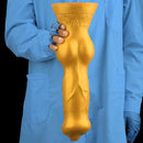 14.76in Golden Silicone Soft Huge Thick Dog Knot Dildo For Couple Pleasure