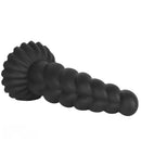 14.76in Silicone Black Extra Large Thick Anal Plug Dildo For Anal Masturbation