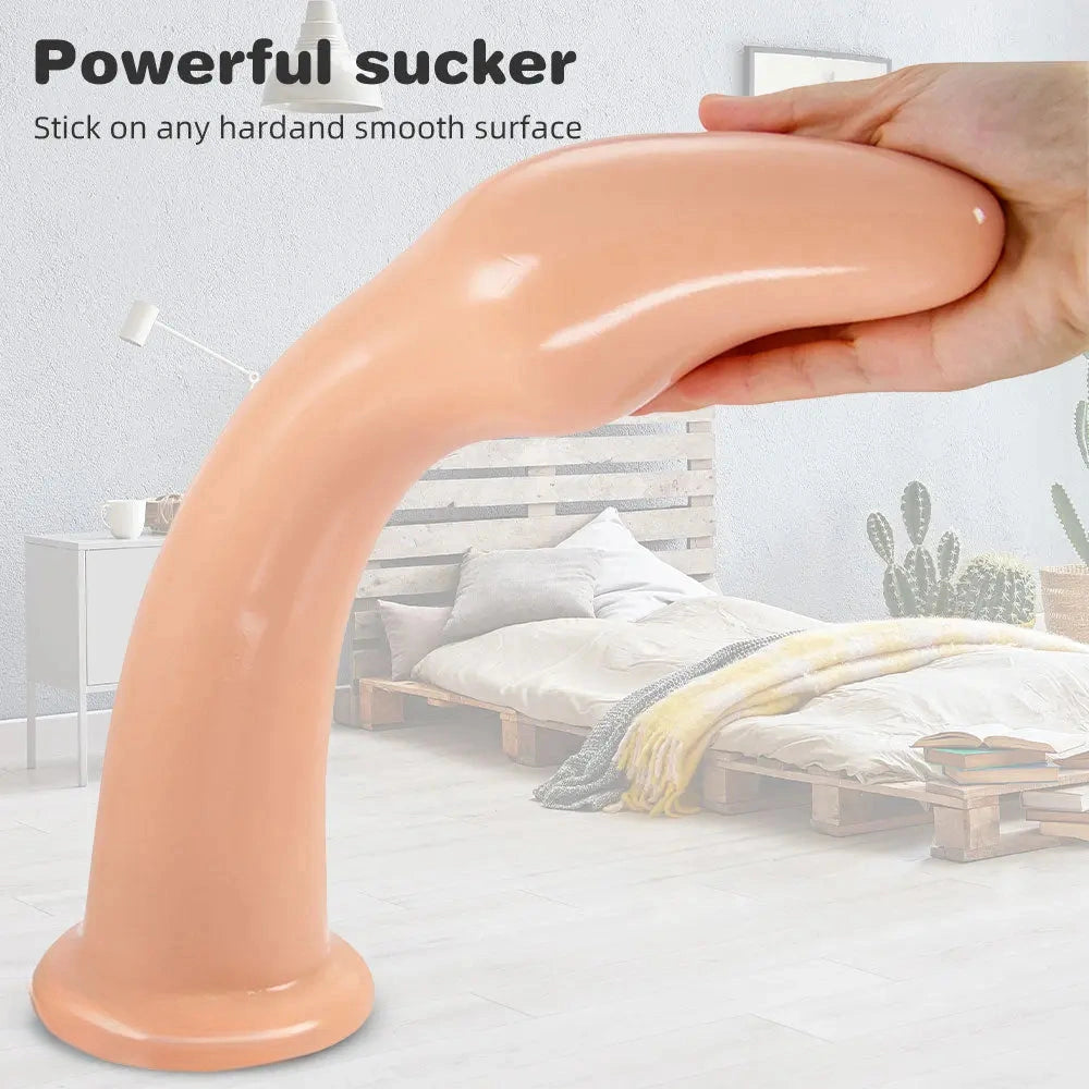 14.7in Huge Snake Long Animal Exotic Suction Cup Women Dildo