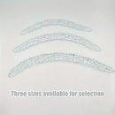 14.8in 18.7in 22.6in Clear Long Dual Heads Huge Spiked Dildo For Women