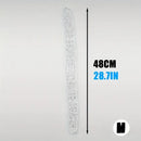 14.8in 18.7in 22.6in Clear Long Dual Heads Huge Spiked Dildo For Women