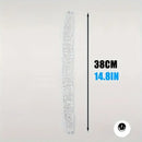 14.8in 18.7in 22.6in Clear Long Dual Heads Huge Spiked Dildo For Women