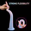 14.96in 18.11in Big Long Flower Petal Silicone Soft Dildo For Women Men