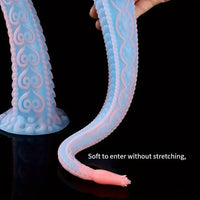 14.96in 18.11in Big Long Flower Petal Silicone Soft Dildo For Women Men