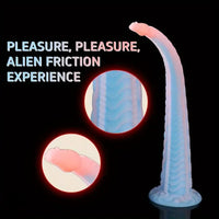 14.96in 18.11in Big Long Flower Petal Silicone Soft Dildo For Women Men