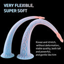 14.96in 18.11in Big Long Flower Petal Silicone Soft Dildo For Women Men
