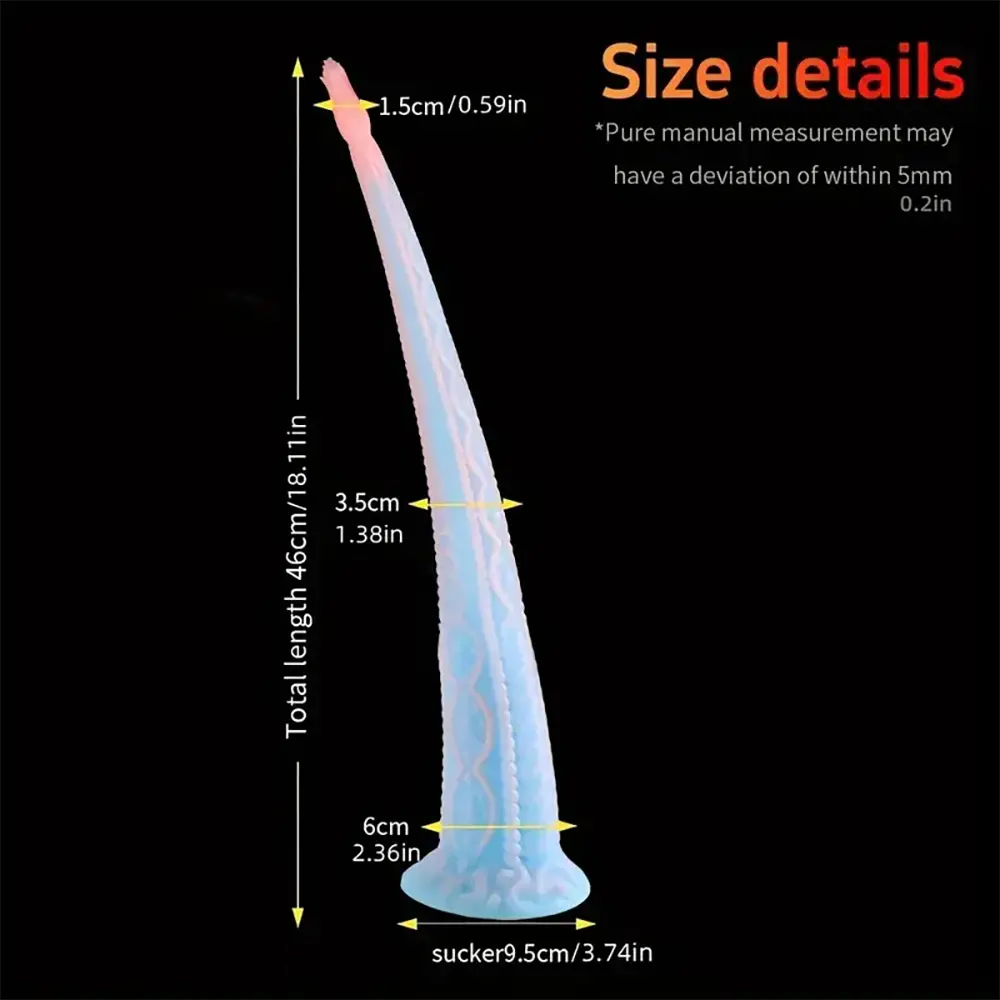 14.96in 18.11in Big Long Flower Petal Silicone Soft Dildo For Women Men