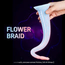 14.96in 18.11in Big Long Flower Petal Silicone Soft Dildo For Women Men