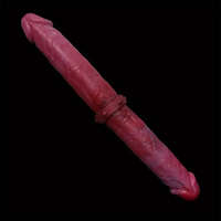 14.96in Big Long Double Sided Silicone Fantasy Dildo Sex Toy For Anus
