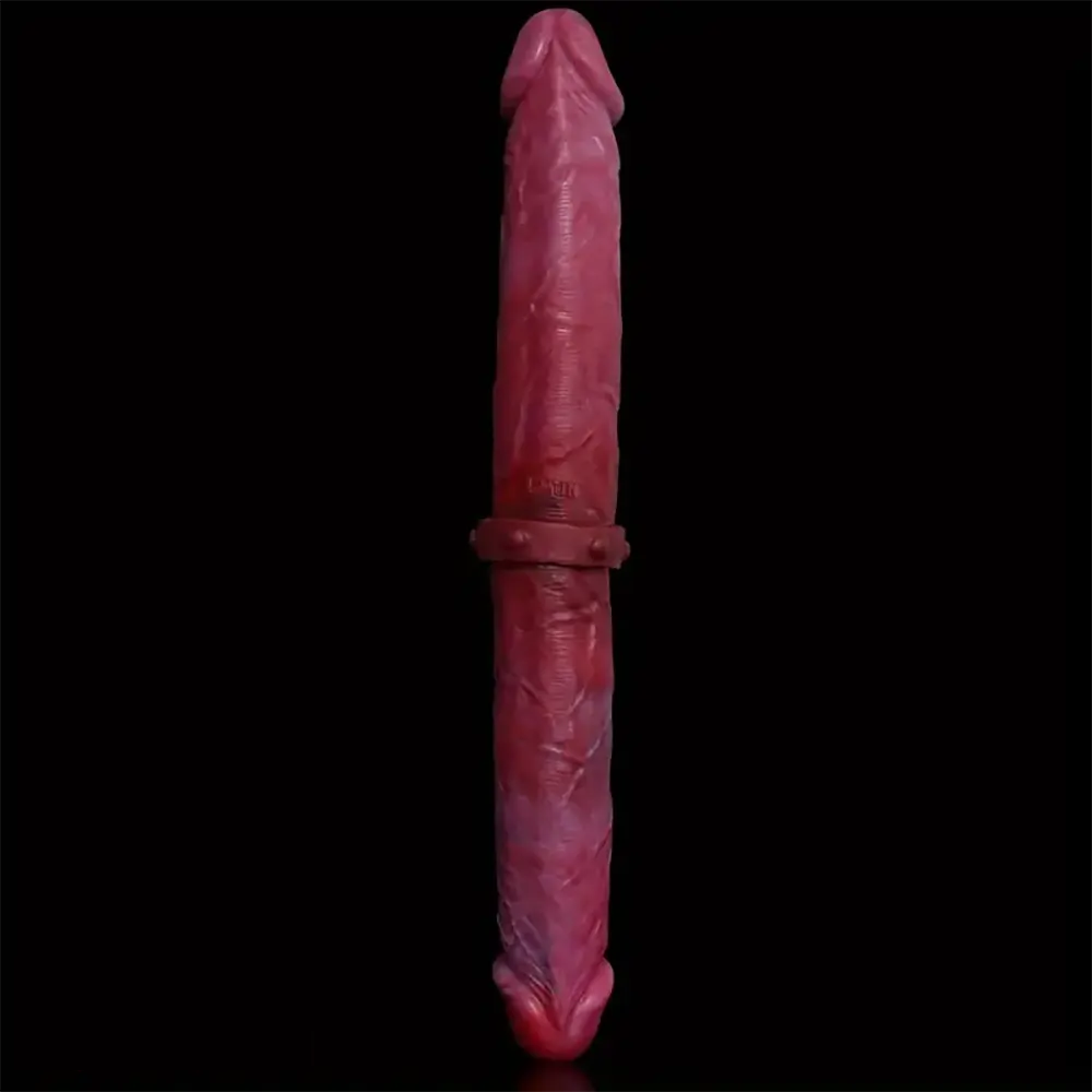 14.96in Big Long Double Sided Silicone Fantasy Dildo Sex Toy For Anus