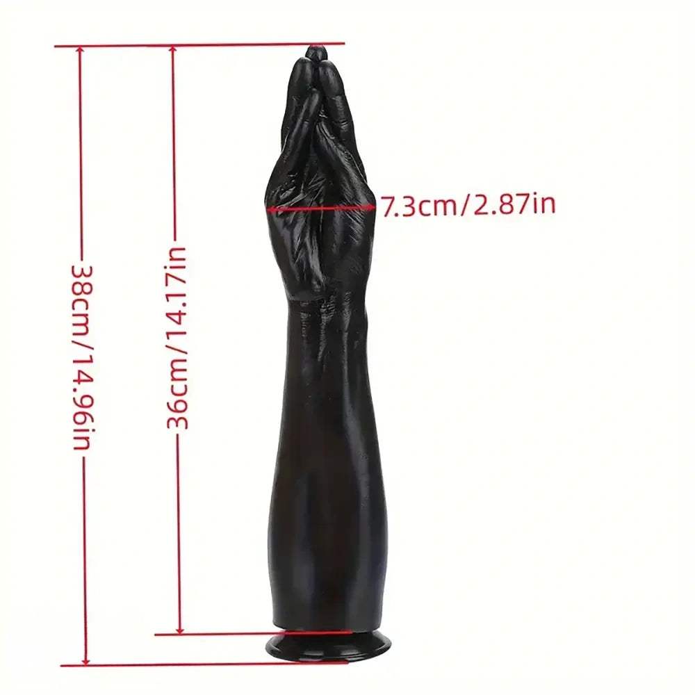 14.96in Super Large Thick Size Soul-Stealing Magic Hand Fist Dildo