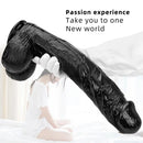 14.96in Women Men Big Black Thick Long Dildo Adult Sex Toy For Anal Vaginal
