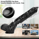 14.96in Women Men Big Black Thick Long Dildo Adult Sex Toy For Anal Vaginal