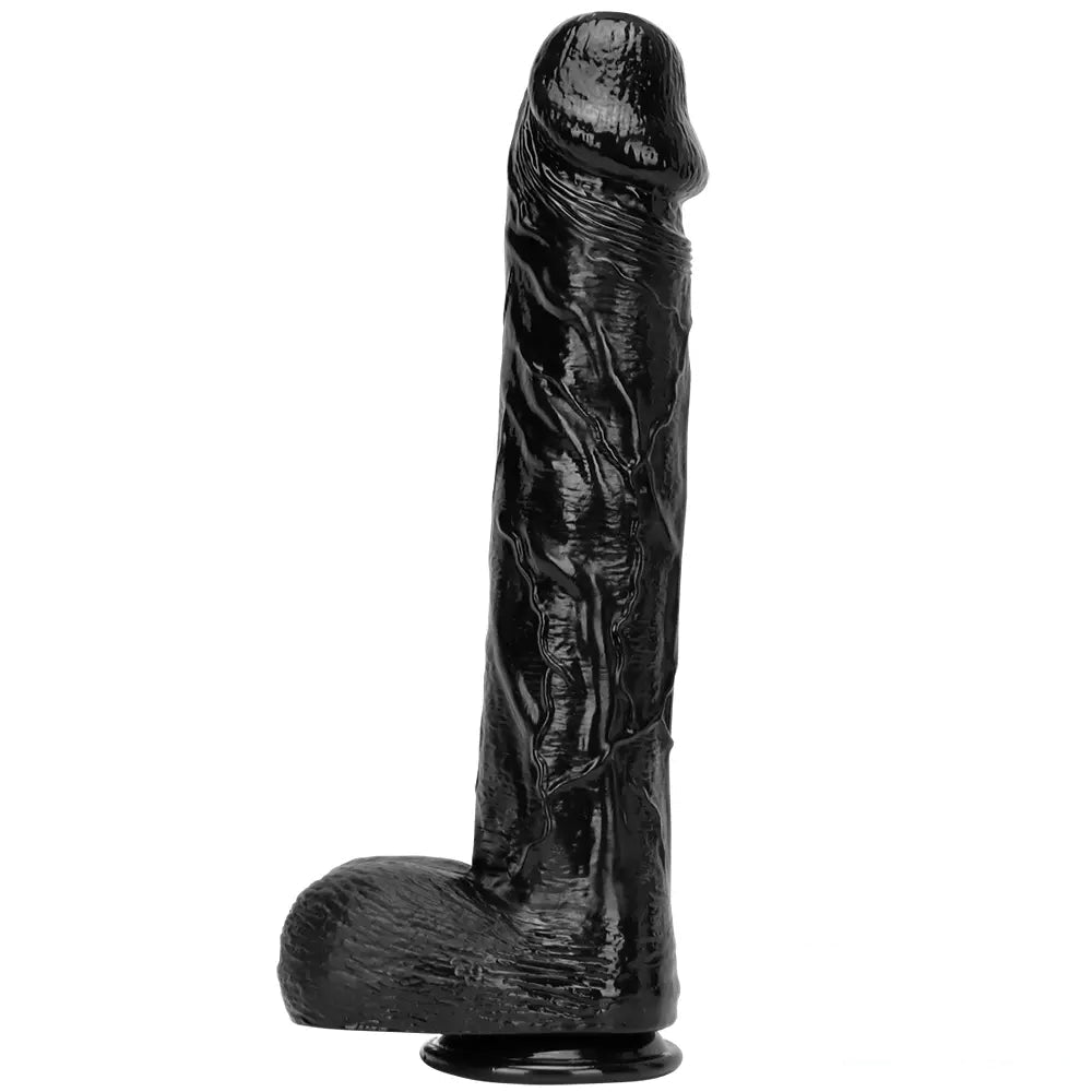 14.96in Women Men Big Black Thick Long Dildo Adult Sex Toy For Anal Vaginal