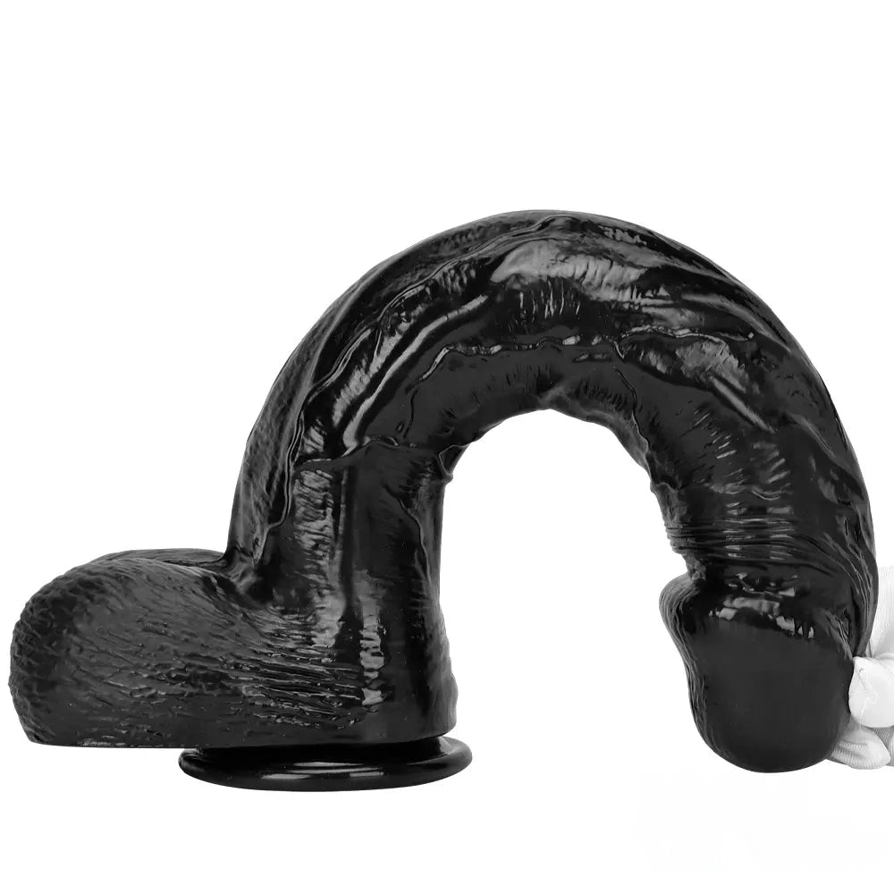 14.96in Women Men Big Black Thick Long Dildo Adult Sex Toy For Anal Vaginal