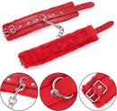 BDSM Adjustable Plush Handcuffs Ankle Bracelets Restraint Set Sex Toy