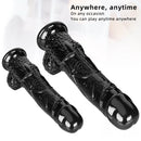 14in 10.63in Big Black Dildo With Realistic Veins For Women Orgasm