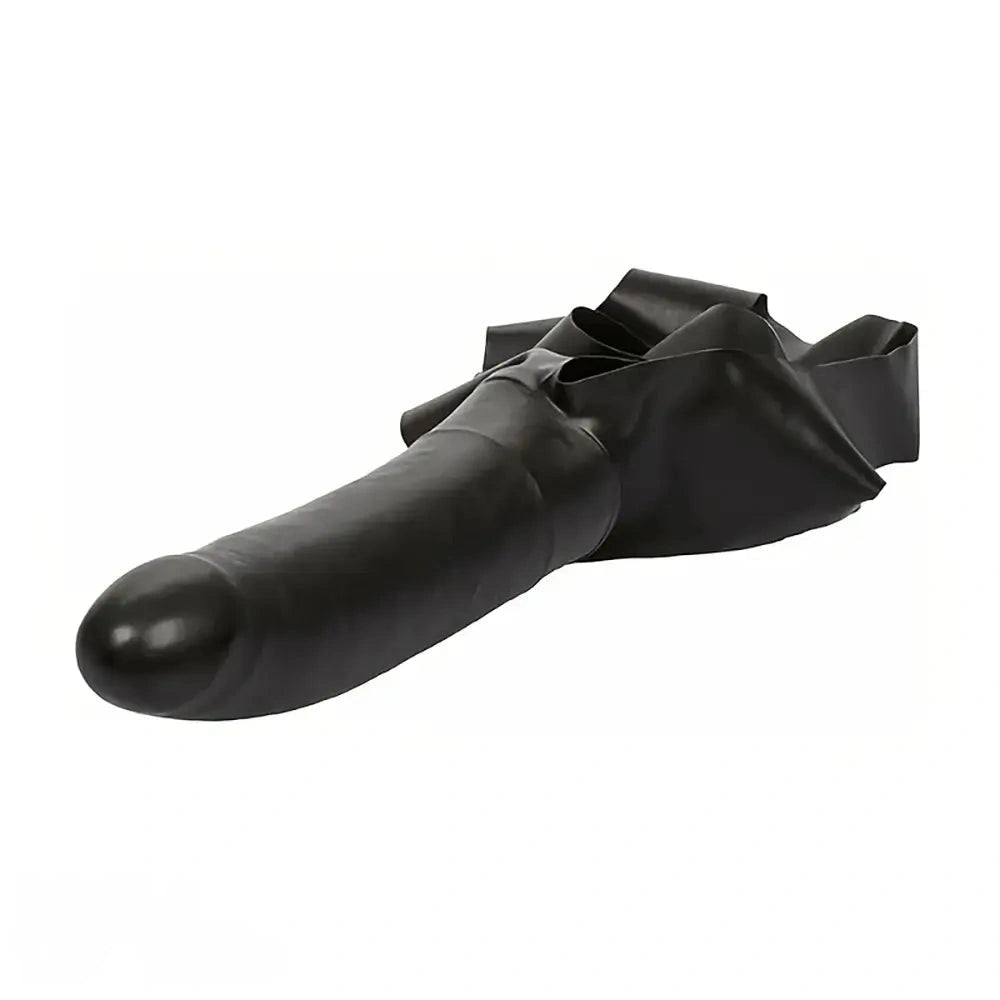 14in Realistic Strap-On Latex Face Chin Dildo For Couples Sensitive Spot