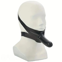 14in Realistic Strap-On Latex Face Chin Dildo For Couples Sensitive Spot