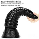 14in Thick Big Real Black Dildo Tentacle Octopus Penis Sex Toy