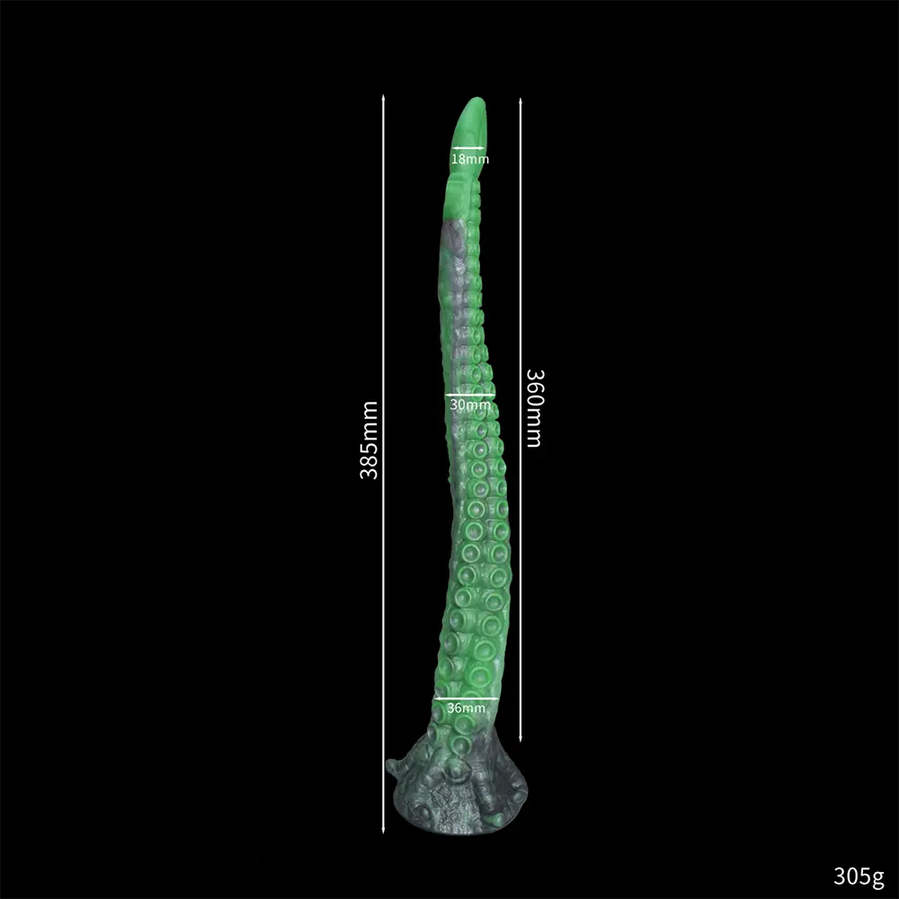 15.16in 17.32in Super Long Big Tentacle Silicone Butt Plug Dildo Anal Toy