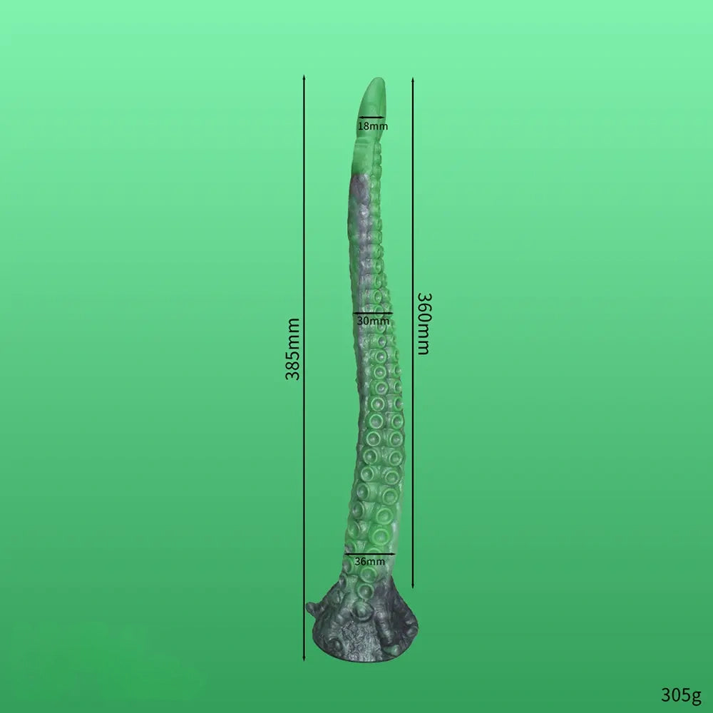 15.16in 17.32in Super Long Big Tentacle Silicone Butt Plug Dildo Anal Toy