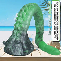 15.16in 17.32in Super Long Big Tentacle Silicone Butt Plug Dildo Anal Toy