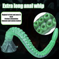 15.16in 17.32in Super Long Big Tentacle Silicone Butt Plug Dildo Anal Toy