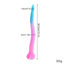 15.1in 17.3in Luminous Silicone Soft Long Big Tentacle Octopus Dildo