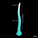 15.1in 17.3in Luminous Silicone Soft Long Big Tentacle Octopus Dildo