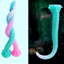 15.1in 17.3in Luminous Silicone Soft Long Big Tentacle Octopus Dildo