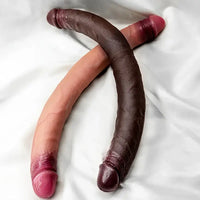 15.35in Extra Long Penis Double Sided Silicone Huge Cock Dildo