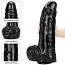 15.35in Huge Long Real Cock Dildo Realistic Texture Toy For Women