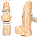 15.35in Huge Long Real Cock Dildo Realistic Texture Toy For Women